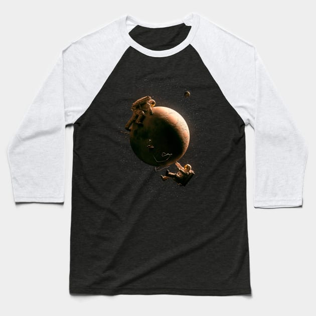 Gravity Play Baseball T-Shirt by nicebleed